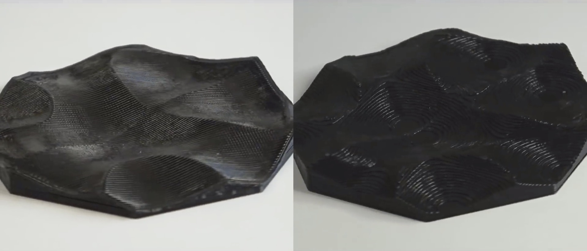 Nonplanar 3D Printing Gives Curvy Top Layers